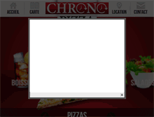 Tablet Screenshot of chronopizza93.com